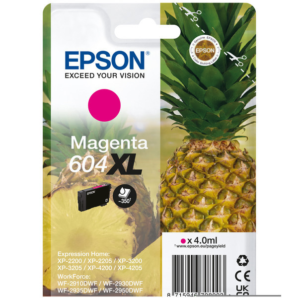 Original Epson Tinte C13T10H34010 / 604XL / C13T10H34010 magenta für C13T10H34010